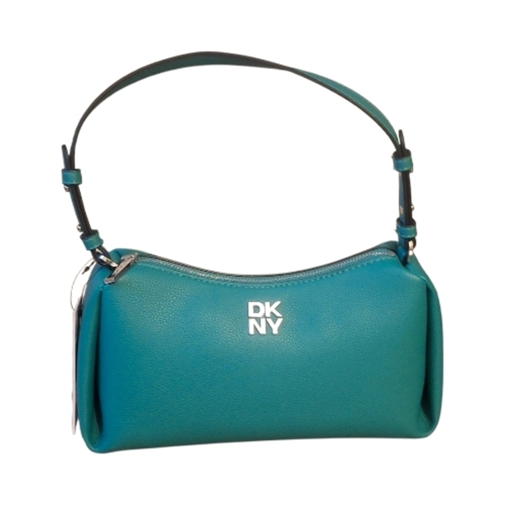 DKNY Teal Leather Shoulder Bag